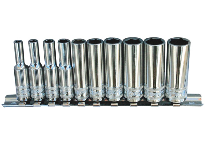 SP - 10PC 1/4 DR 6PT METRIC DEEP SOCKET SET 